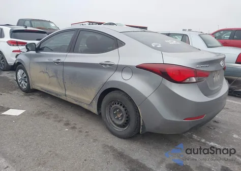 2016 Hyundai Elantra Se из США, поврежденный, VIN 5NPDH4AE0GH756517